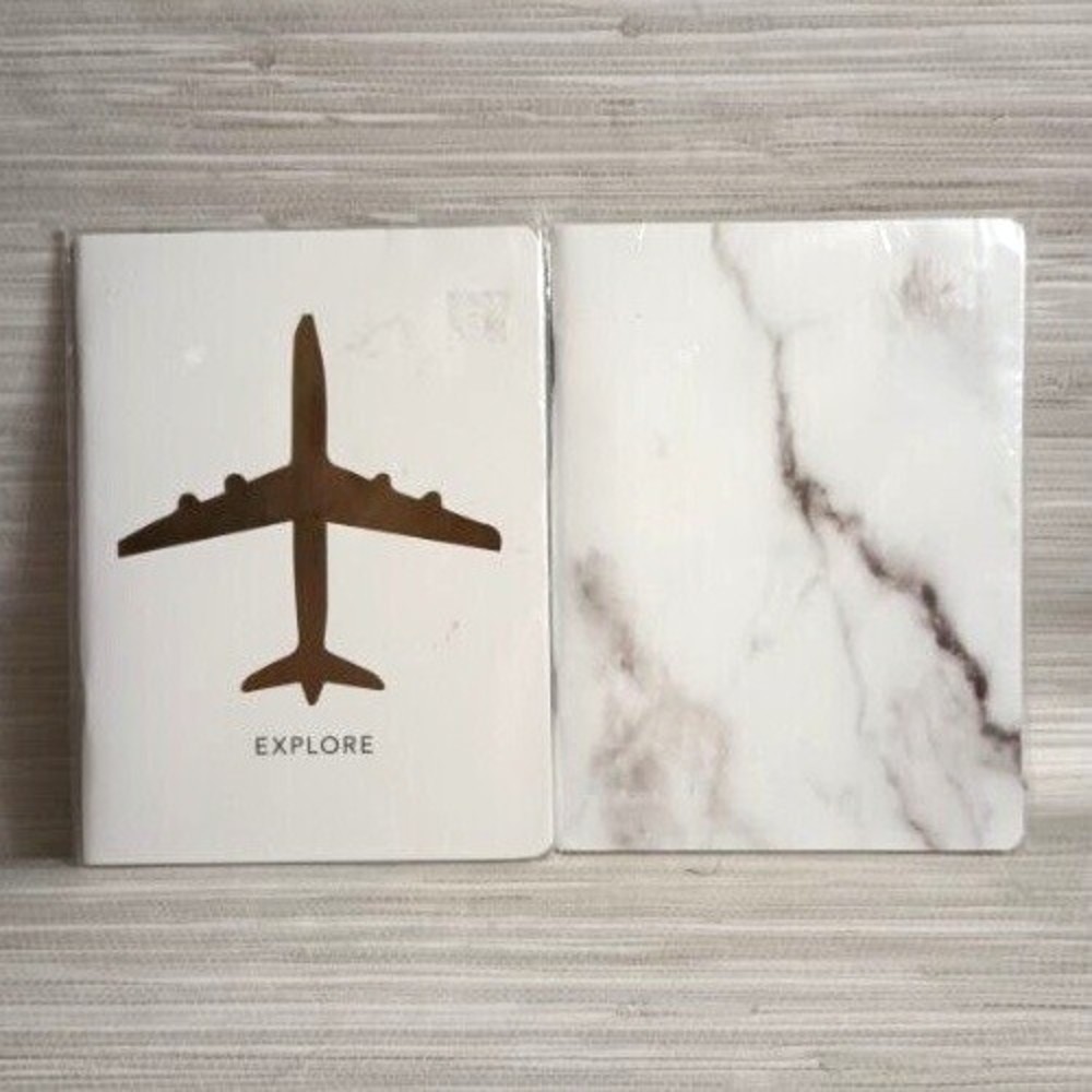 Teresa Collins 24/7 Planners Journals Set of 2 12 Month Undated Travel & Marble